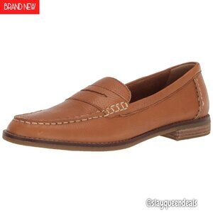 Premium Leather Loafers with Memory Foam, Size 7, Comfort Slip-Ons